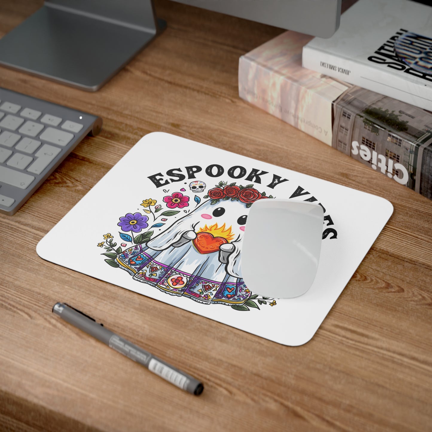 Mouse Pad - Espooky Vibes Halloween Desk Accessory