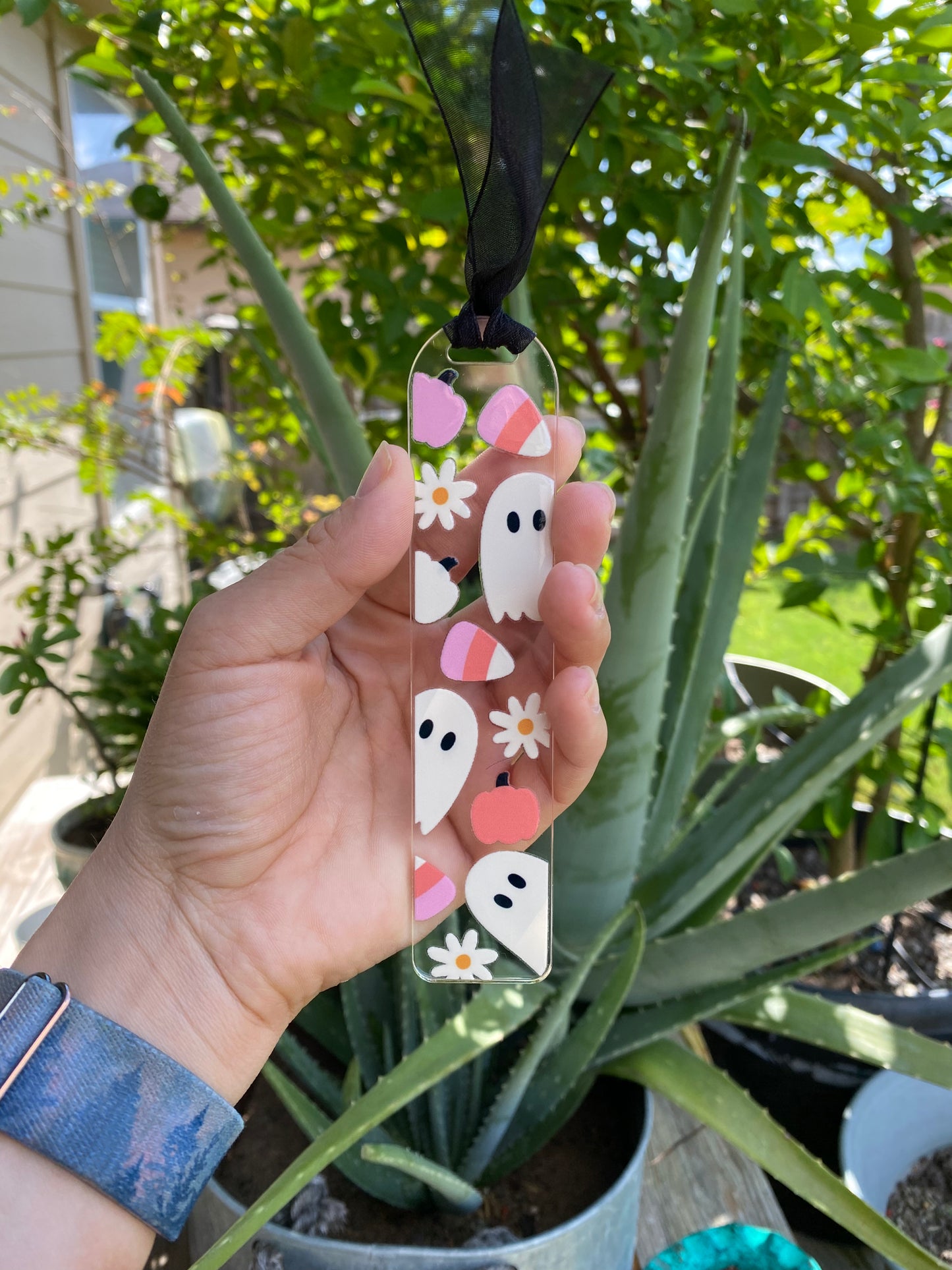 Halloween Bookmark - Ghost Candy