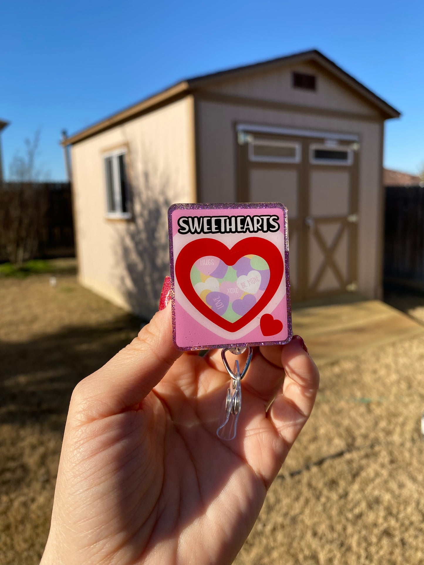Valentines Badge Reel - Sweethearts