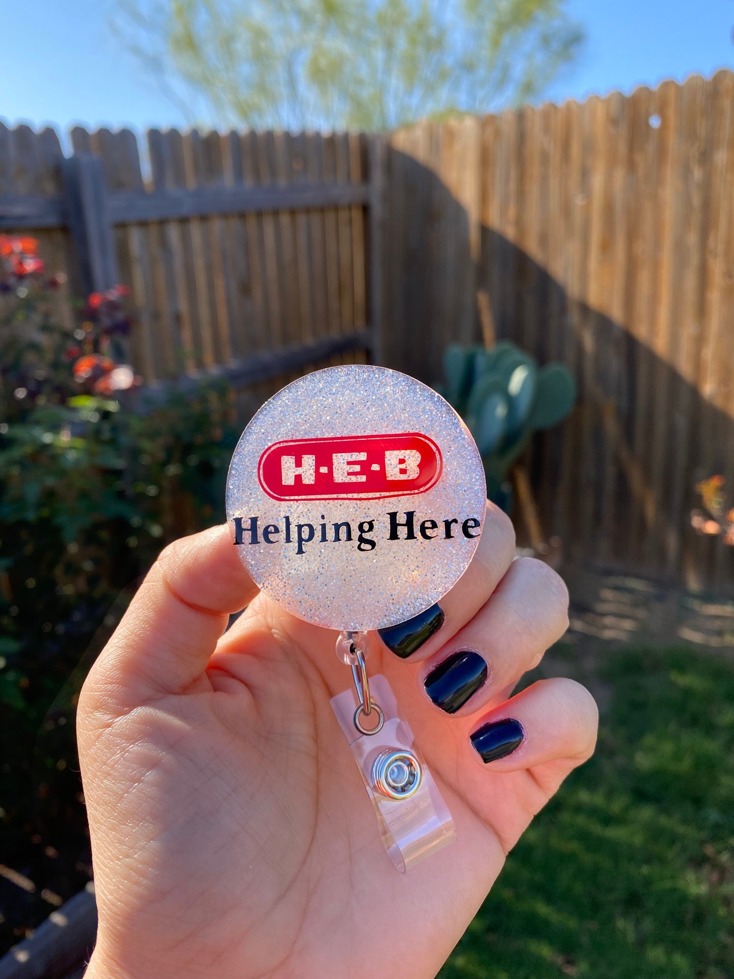 Badge Reel - HEB Helping Here