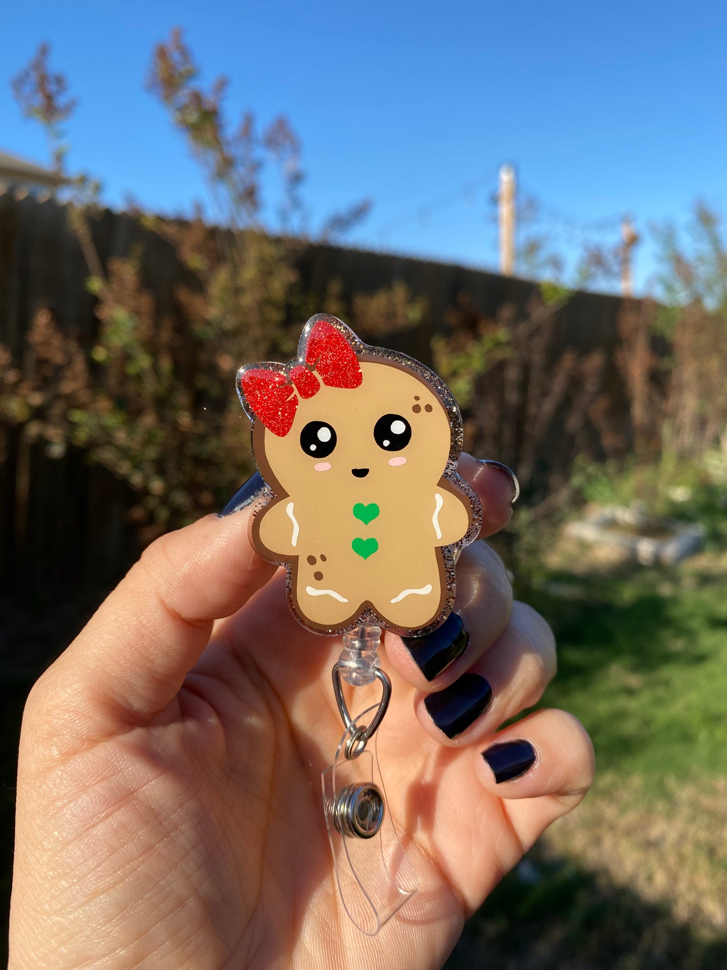 Christmas Badge Reel - Gingerbread Girl