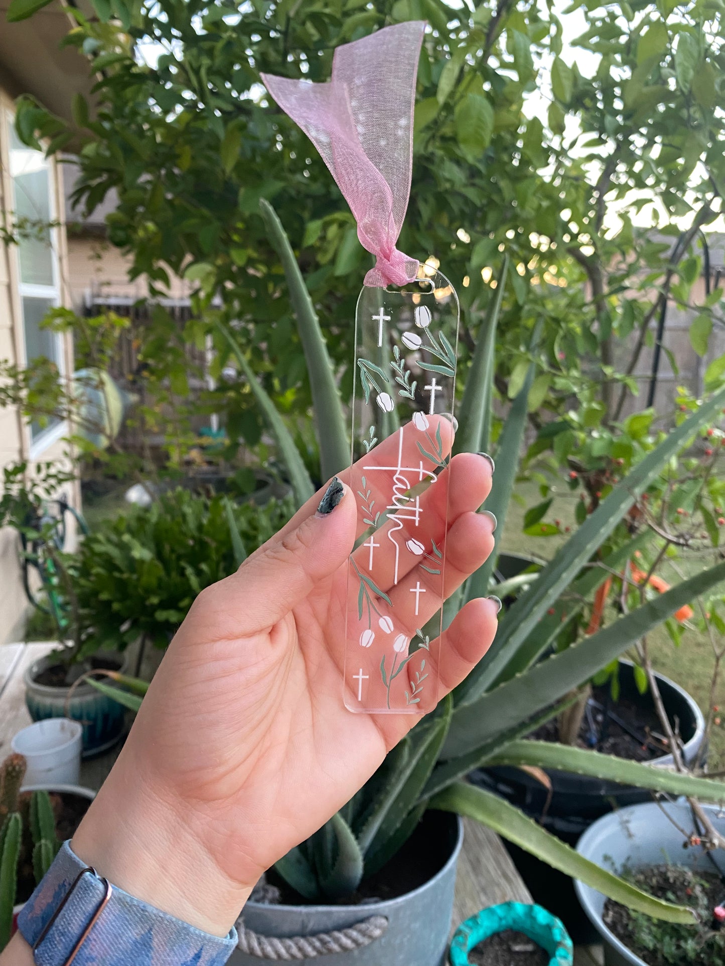 Religious Bookmark - Faith