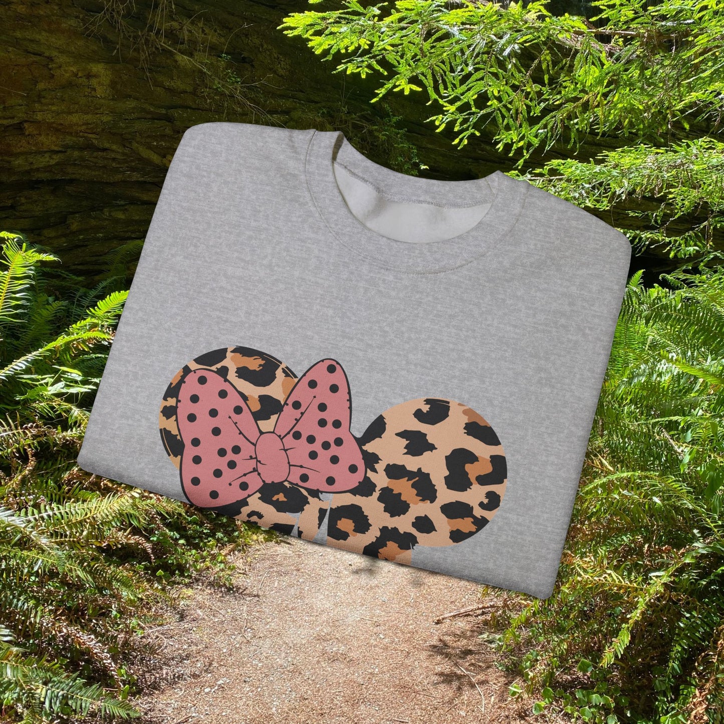 Leopard Mouse Crewneck Sweatshirt