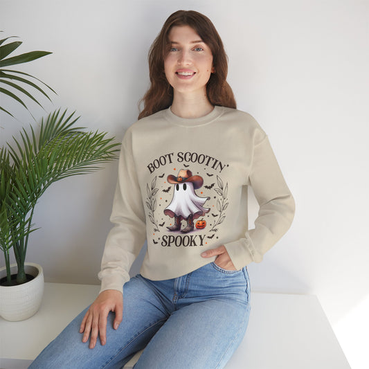 Boot Scootin Spooky Crewneck Sweatshirt