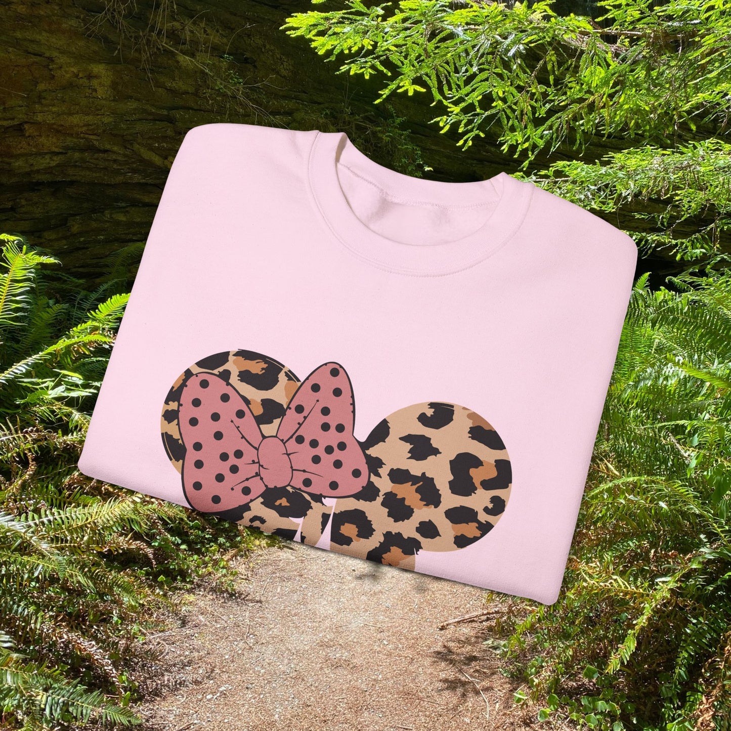 Leopard Mouse Crewneck Sweatshirt