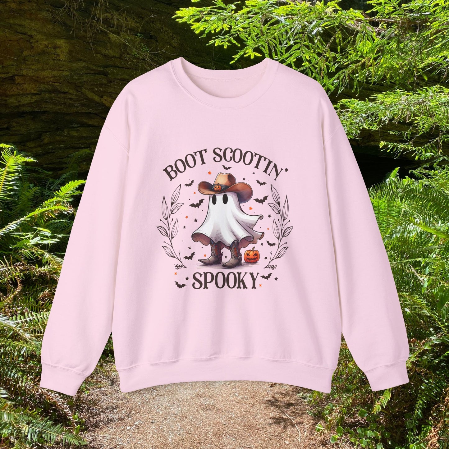 Boot Scootin Spooky Crewneck Sweatshirt