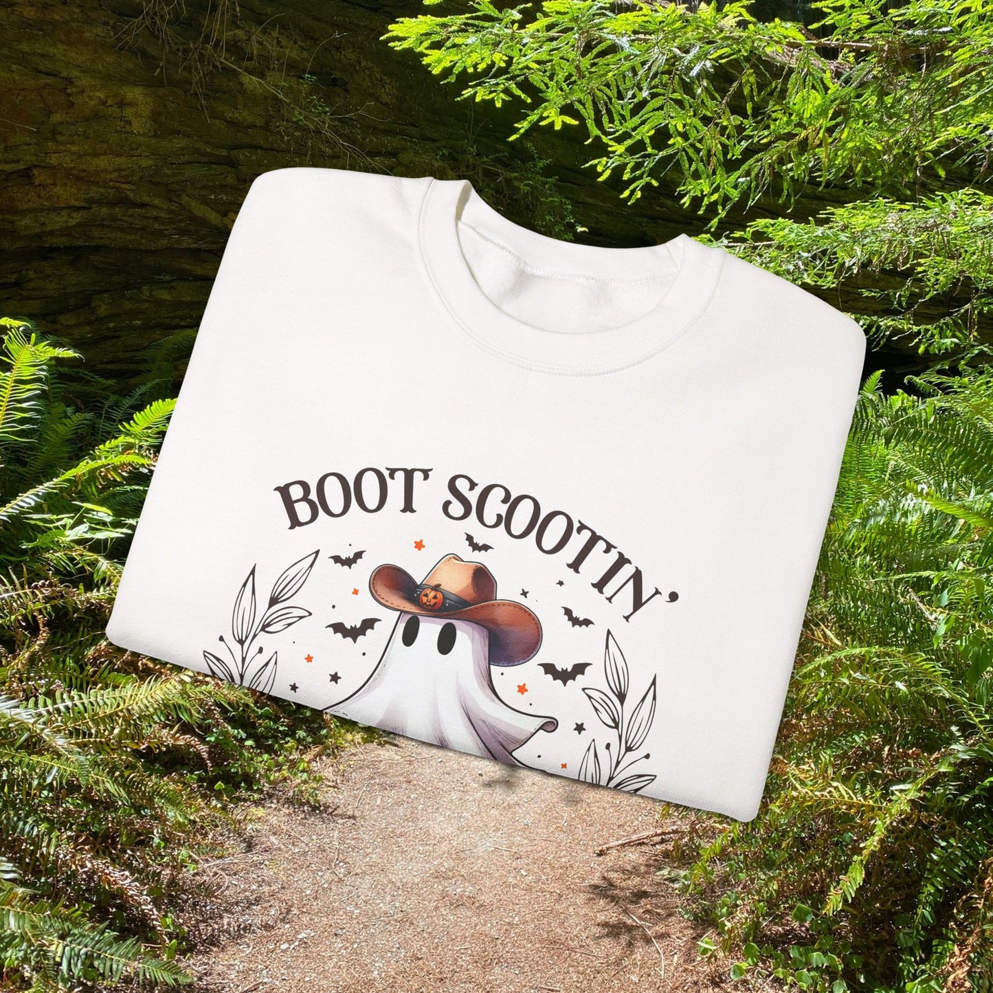Boot Scootin Spooky Crewneck Sweatshirt