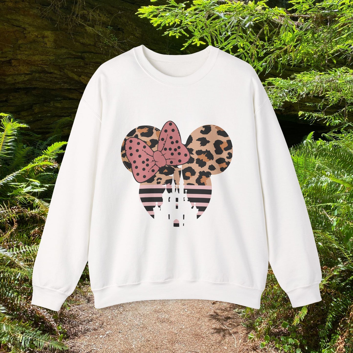 Leopard Mouse Crewneck Sweatshirt