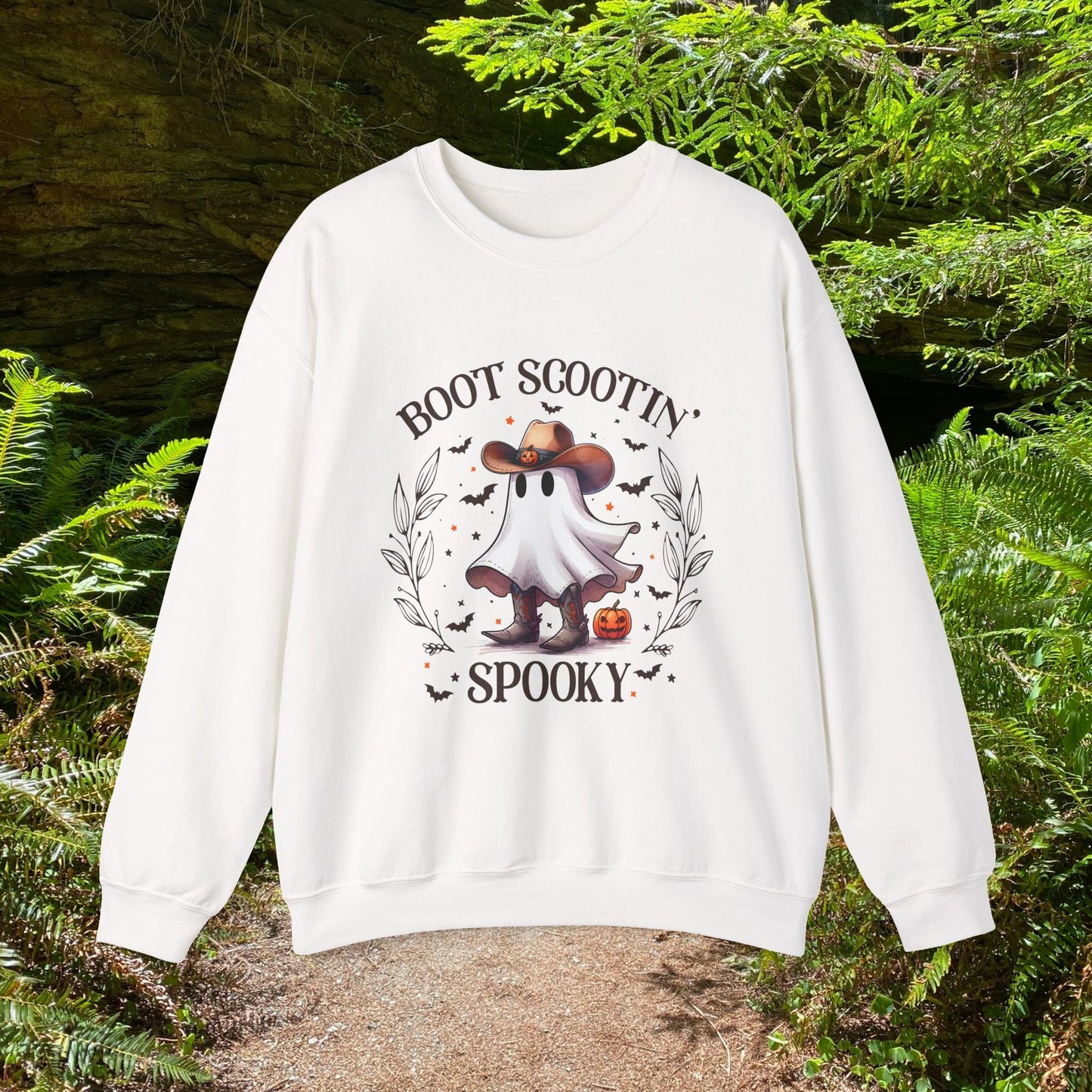 Boot Scootin Spooky Crewneck Sweatshirt