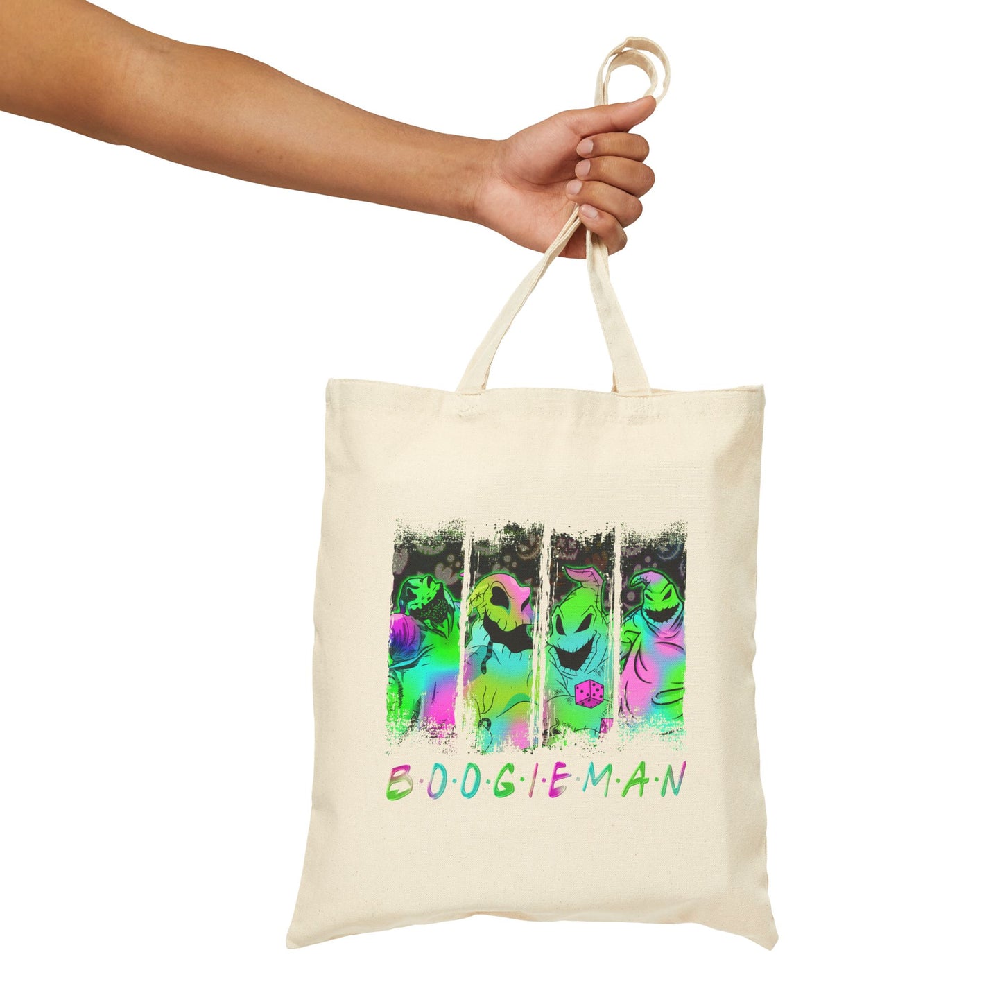 Tote Bag - Nightmare Boogie Halloween Cotton Canvas Tote Bag