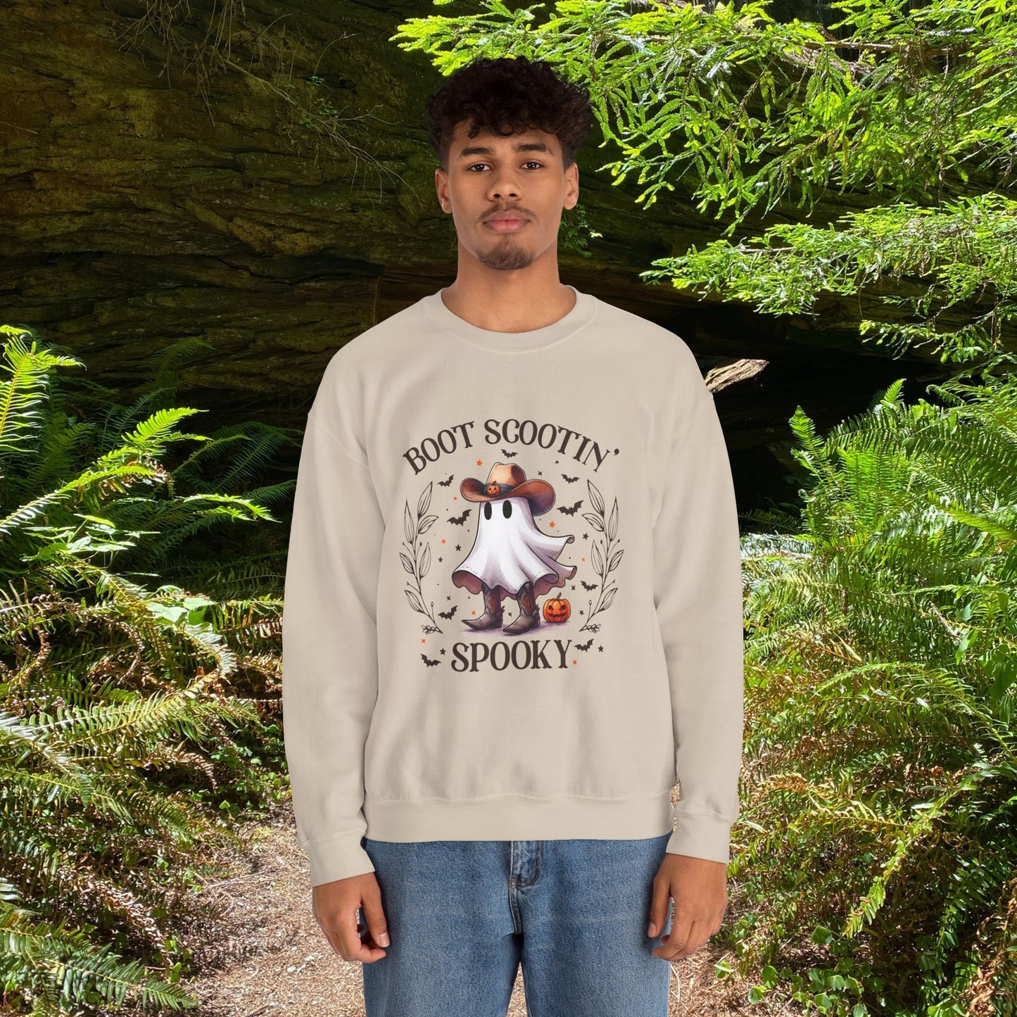 Boot Scootin Spooky Crewneck Sweatshirt