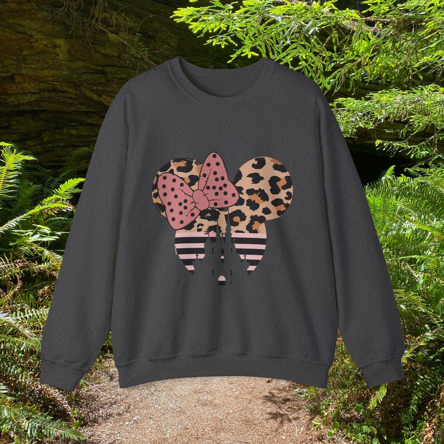 Leopard Mouse Crewneck Sweatshirt