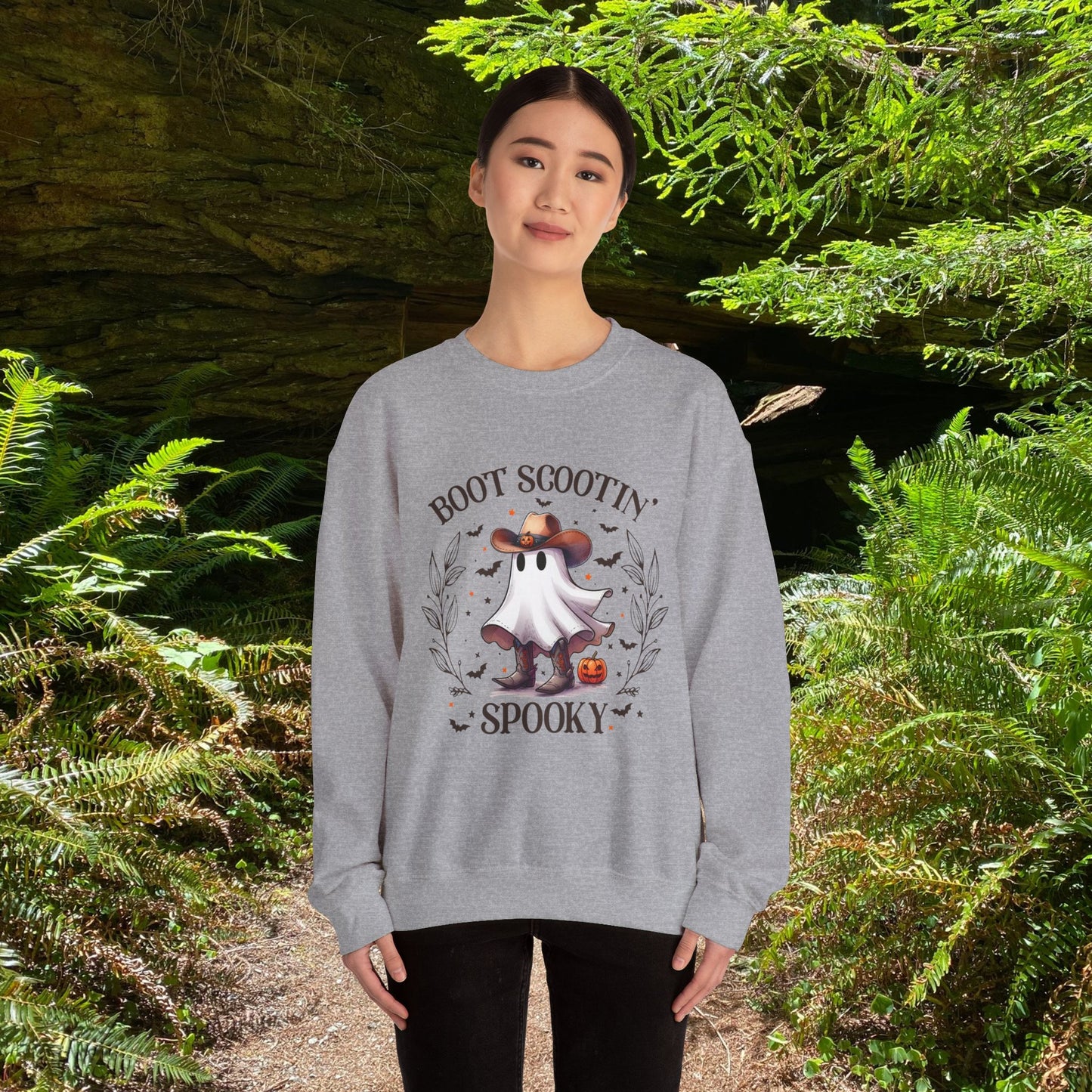 Boot Scootin Spooky Crewneck Sweatshirt