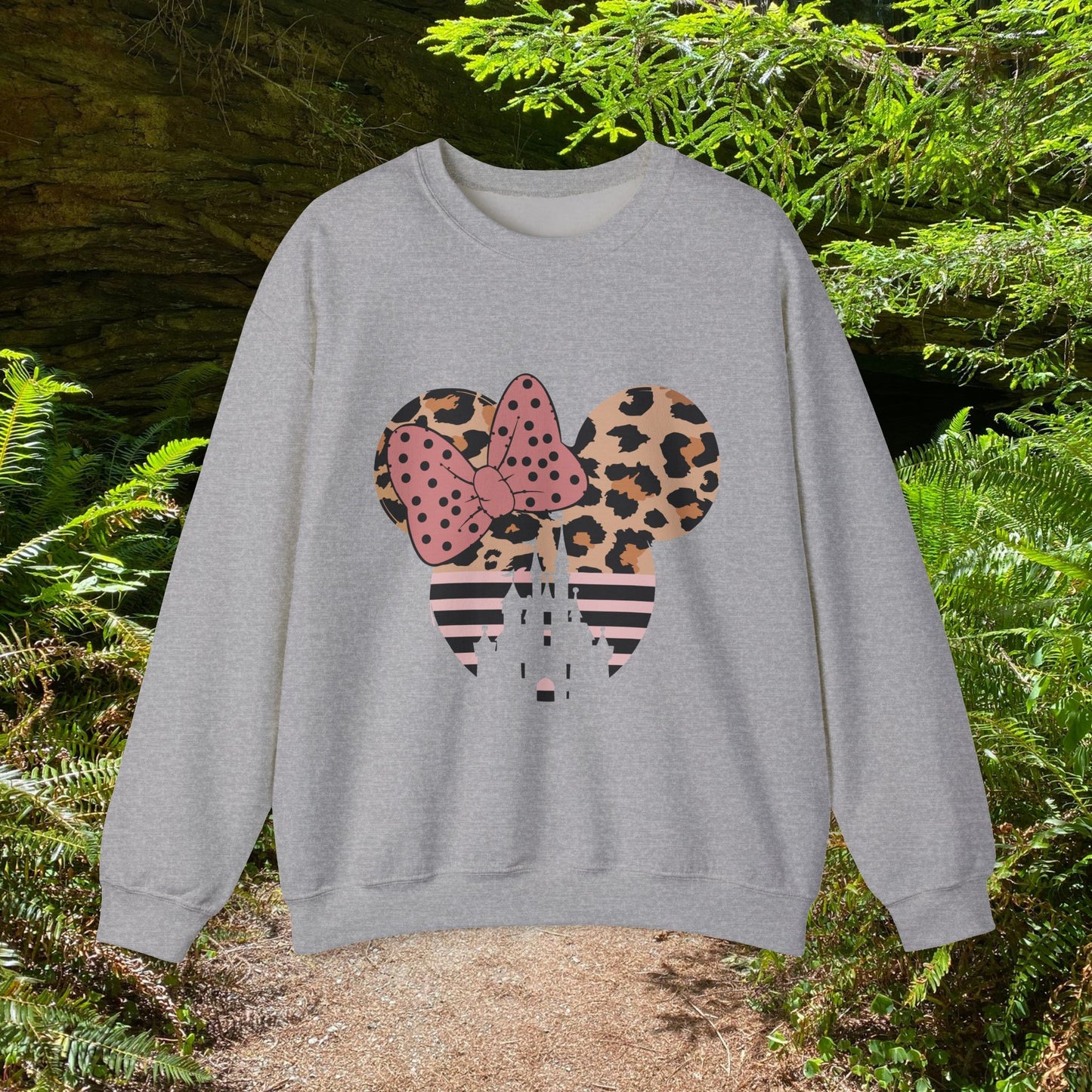 Leopard Mouse Crewneck Sweatshirt