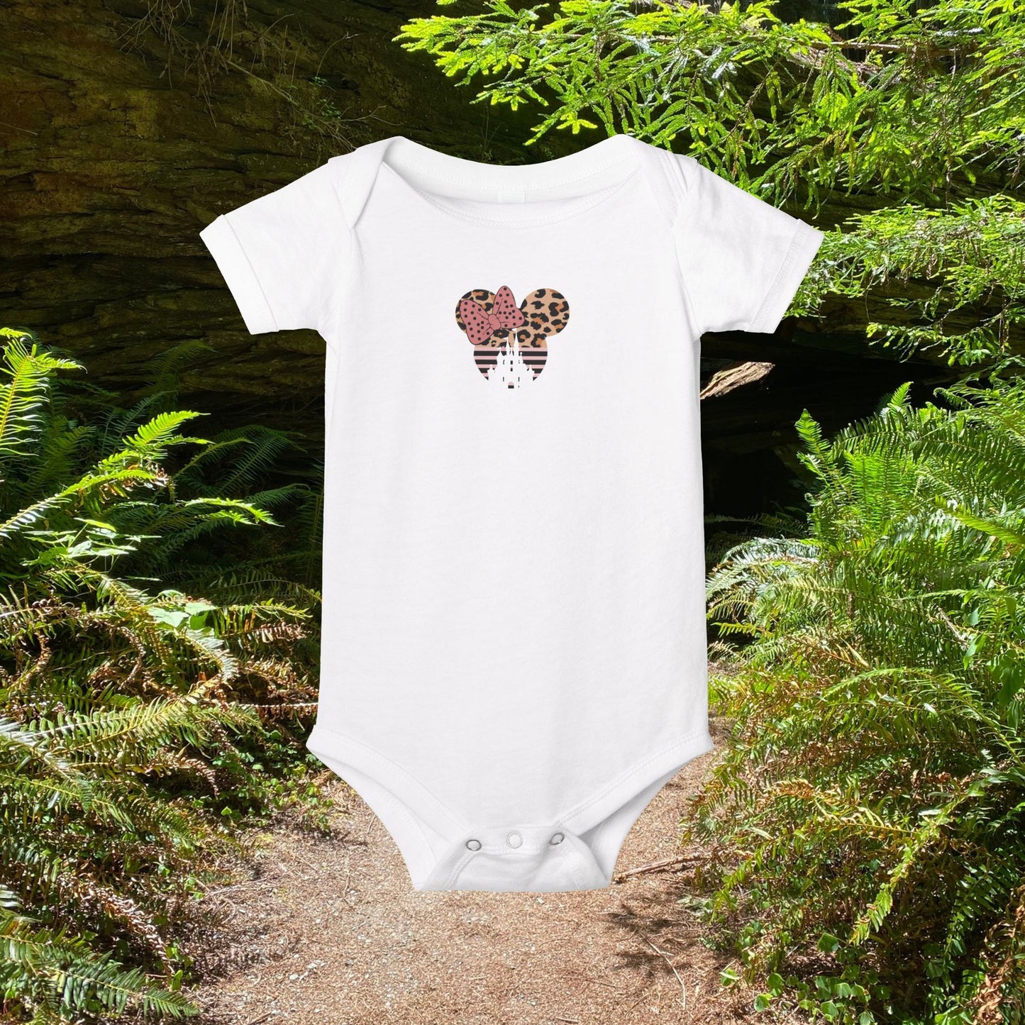 Baby Onsie - Leopard Mouse