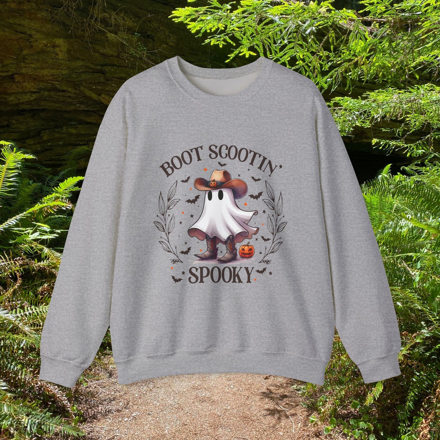 Boot Scootin Spooky Crewneck Sweatshirt