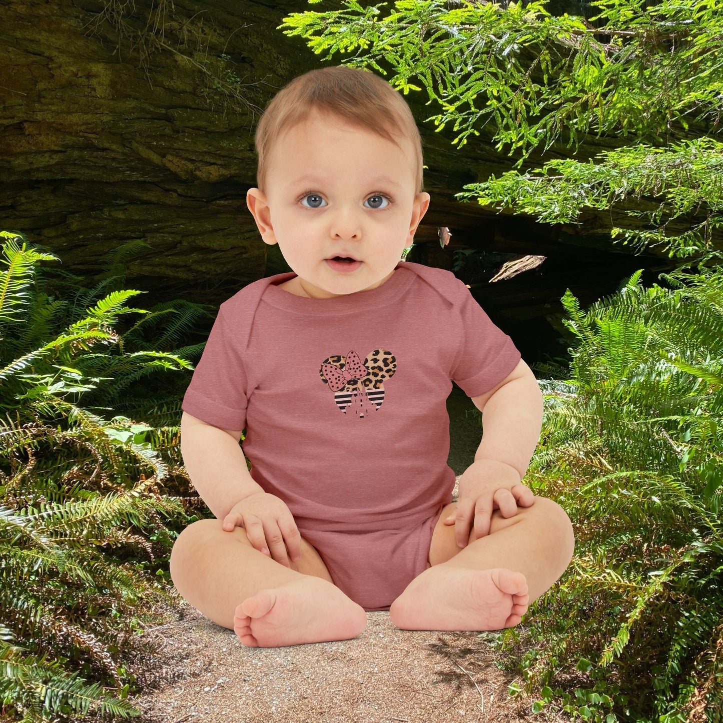 Baby Onsie - Leopard Mouse