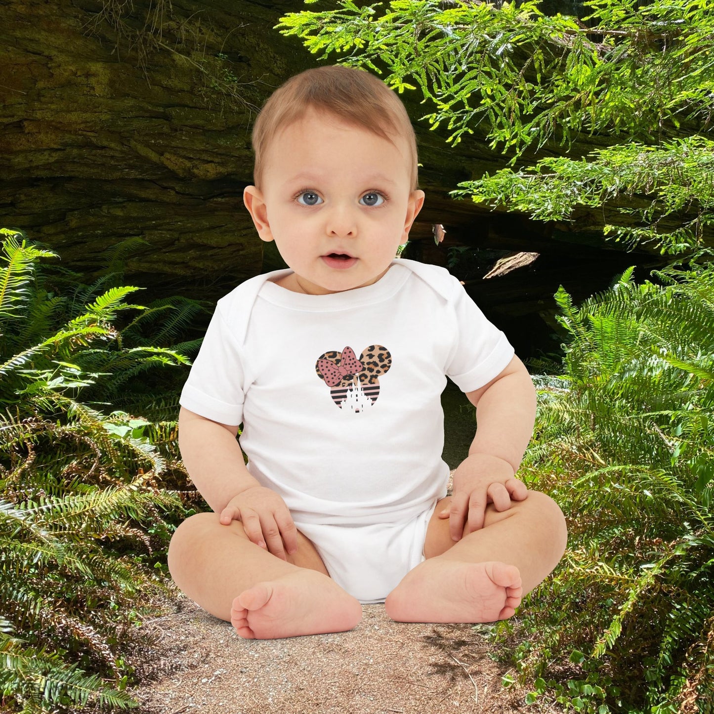 Baby Onsie - Leopard Mouse