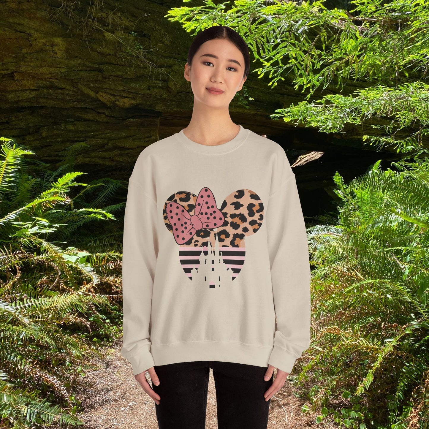 Leopard Mouse Crewneck Sweatshirt