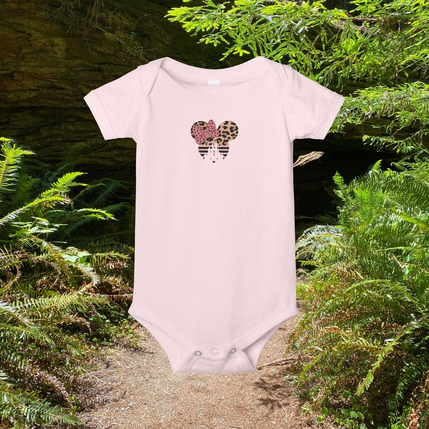 Baby Onsie - Leopard Mouse