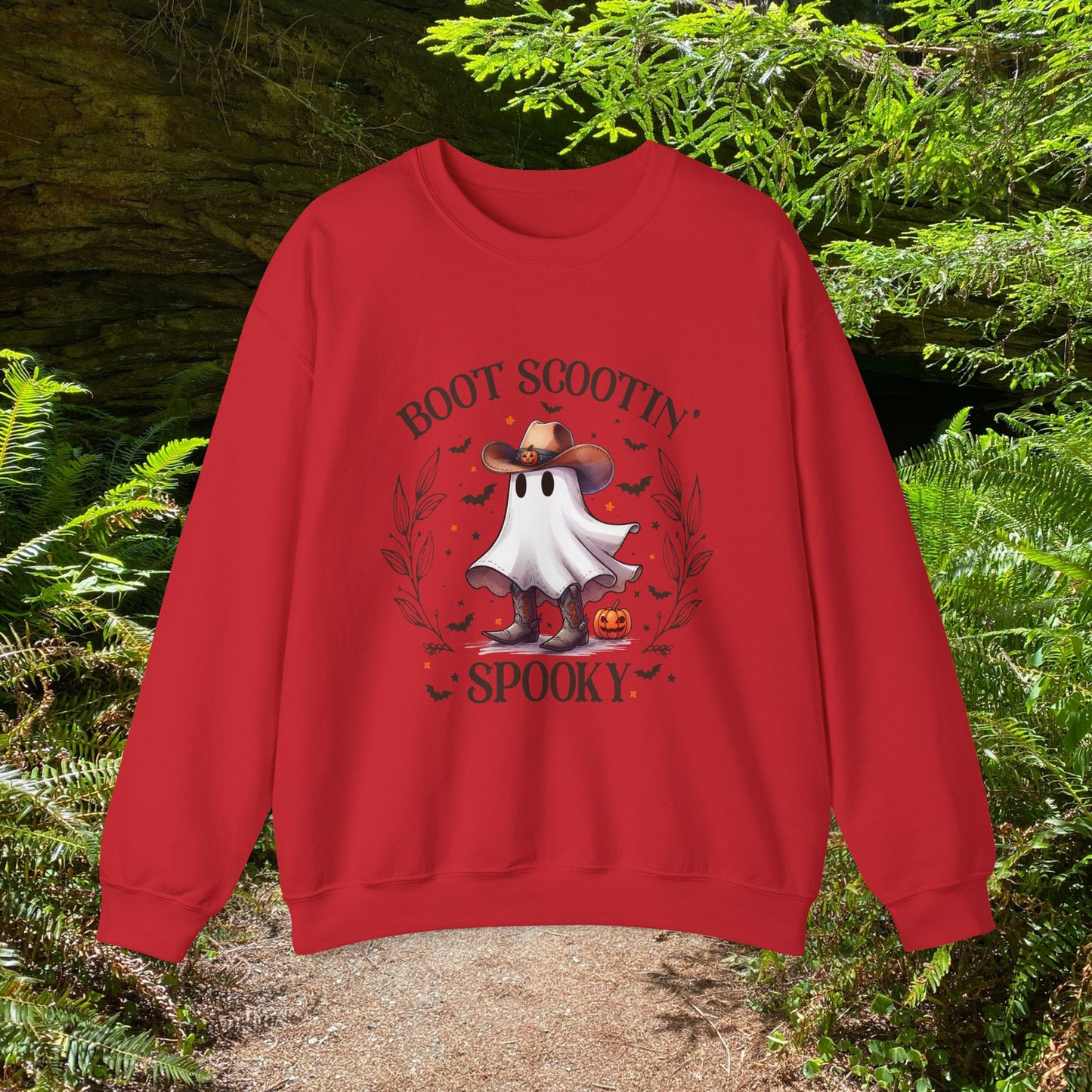 Boot Scootin Spooky Crewneck Sweatshirt