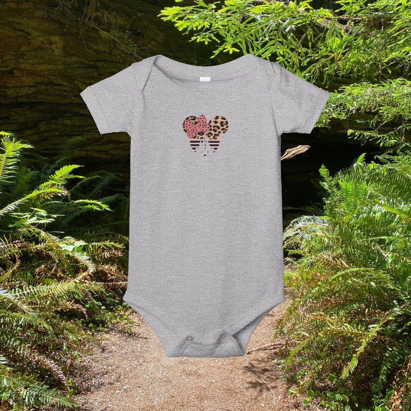 Baby Onsie - Leopard Mouse