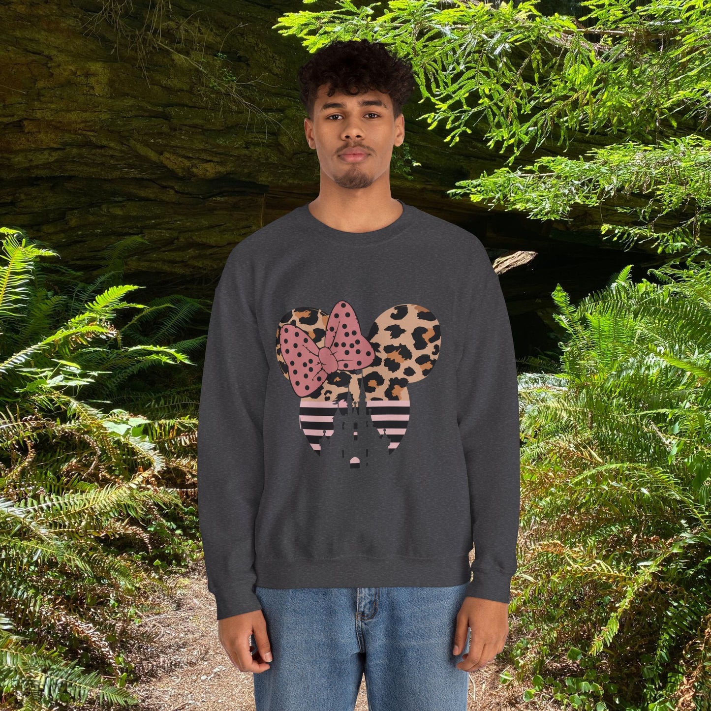 Leopard Mouse Crewneck Sweatshirt