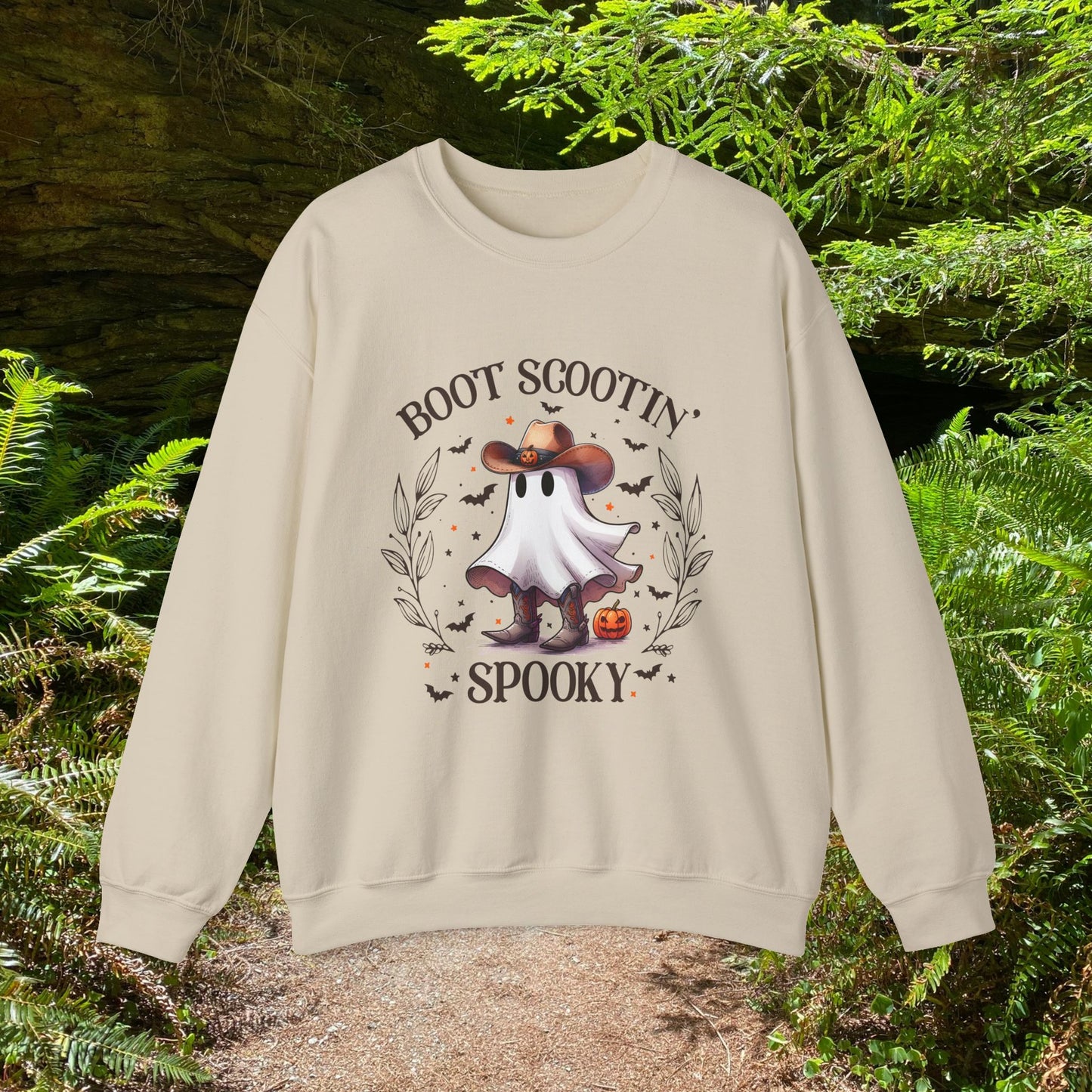 Boot Scootin Spooky Crewneck Sweatshirt