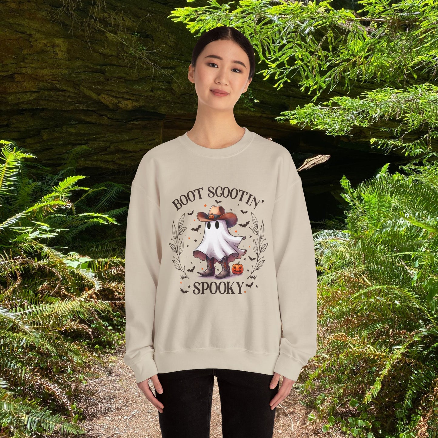 Boot Scootin Spooky Crewneck Sweatshirt