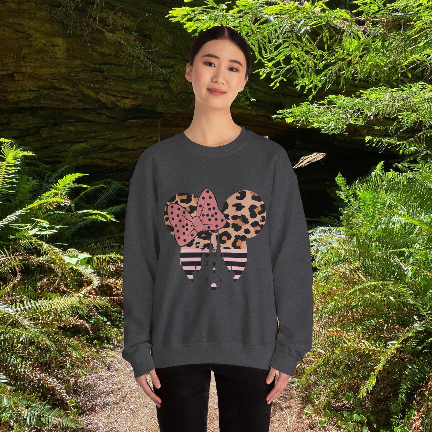 Leopard Mouse Crewneck Sweatshirt