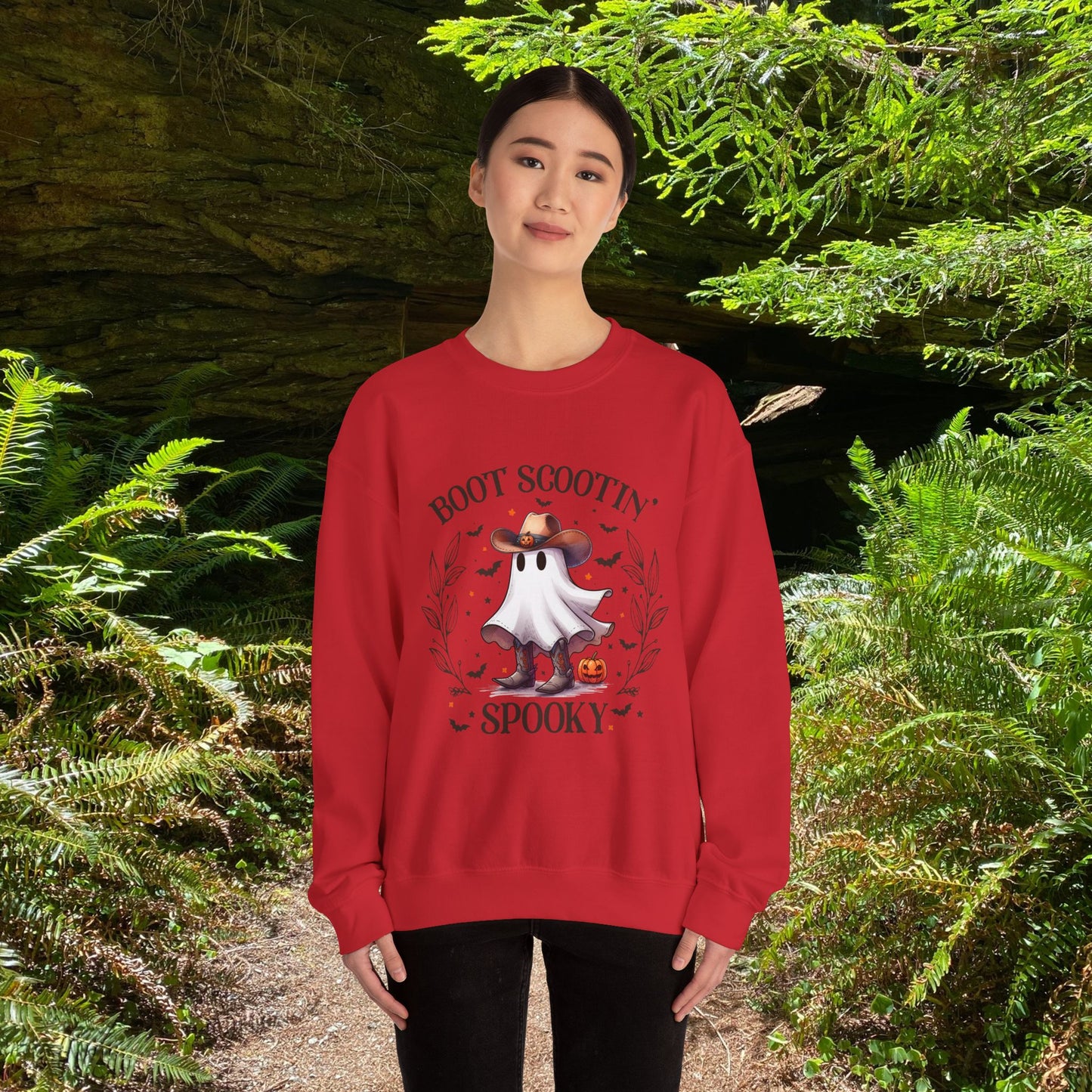 Boot Scootin Spooky Crewneck Sweatshirt