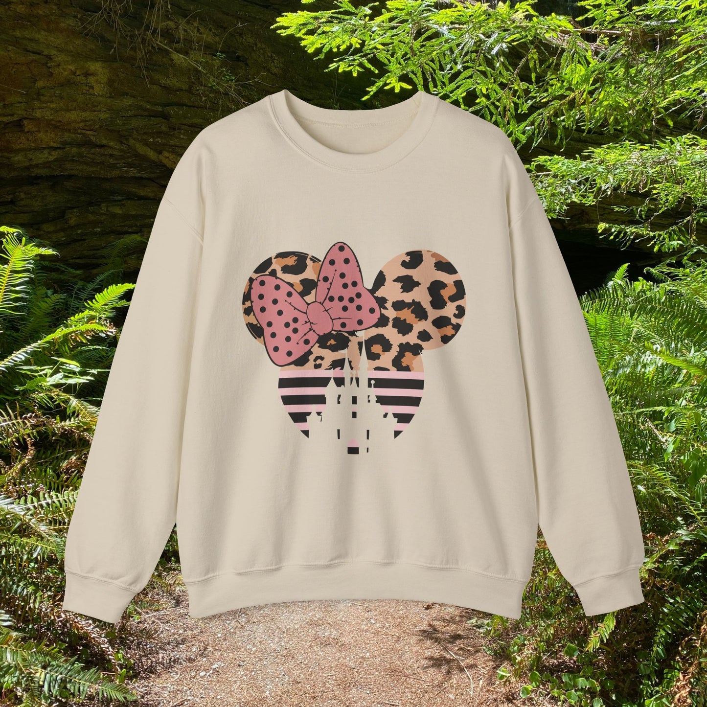 Leopard Mouse Crewneck Sweatshirt