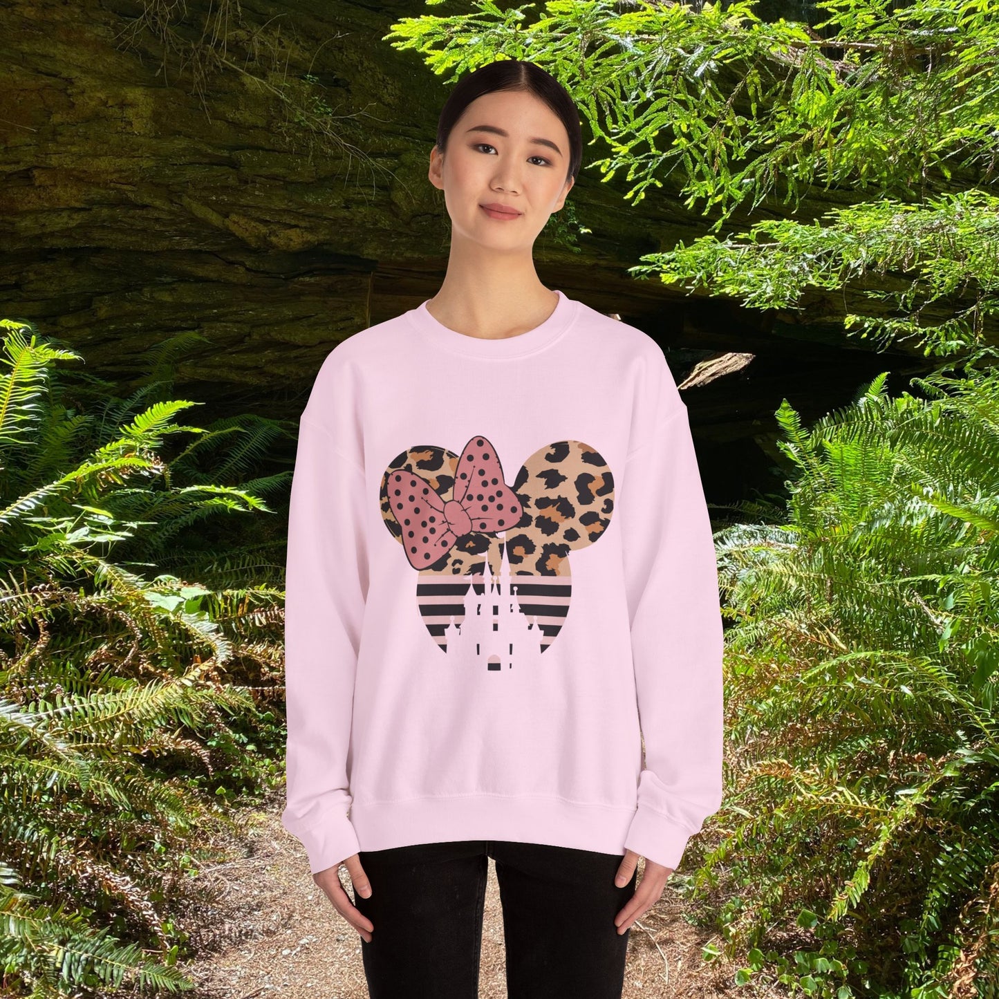 Leopard Mouse Crewneck Sweatshirt