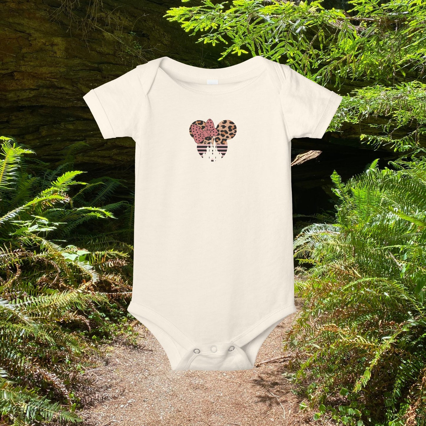 Baby Onsie - Leopard Mouse