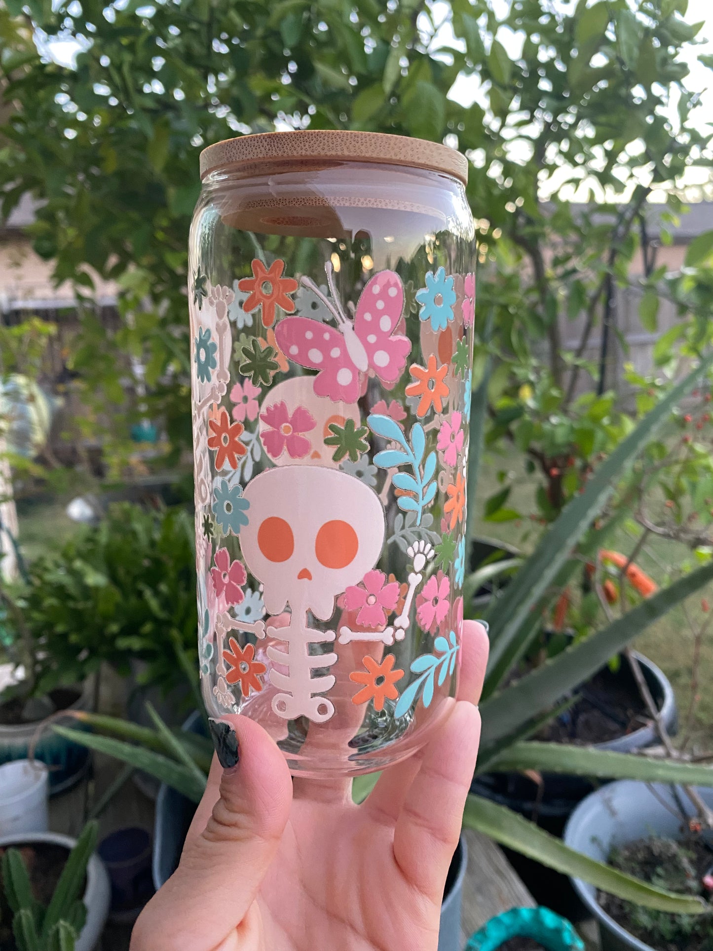 Halloween Glass Cup - Spooky and Cutsie
