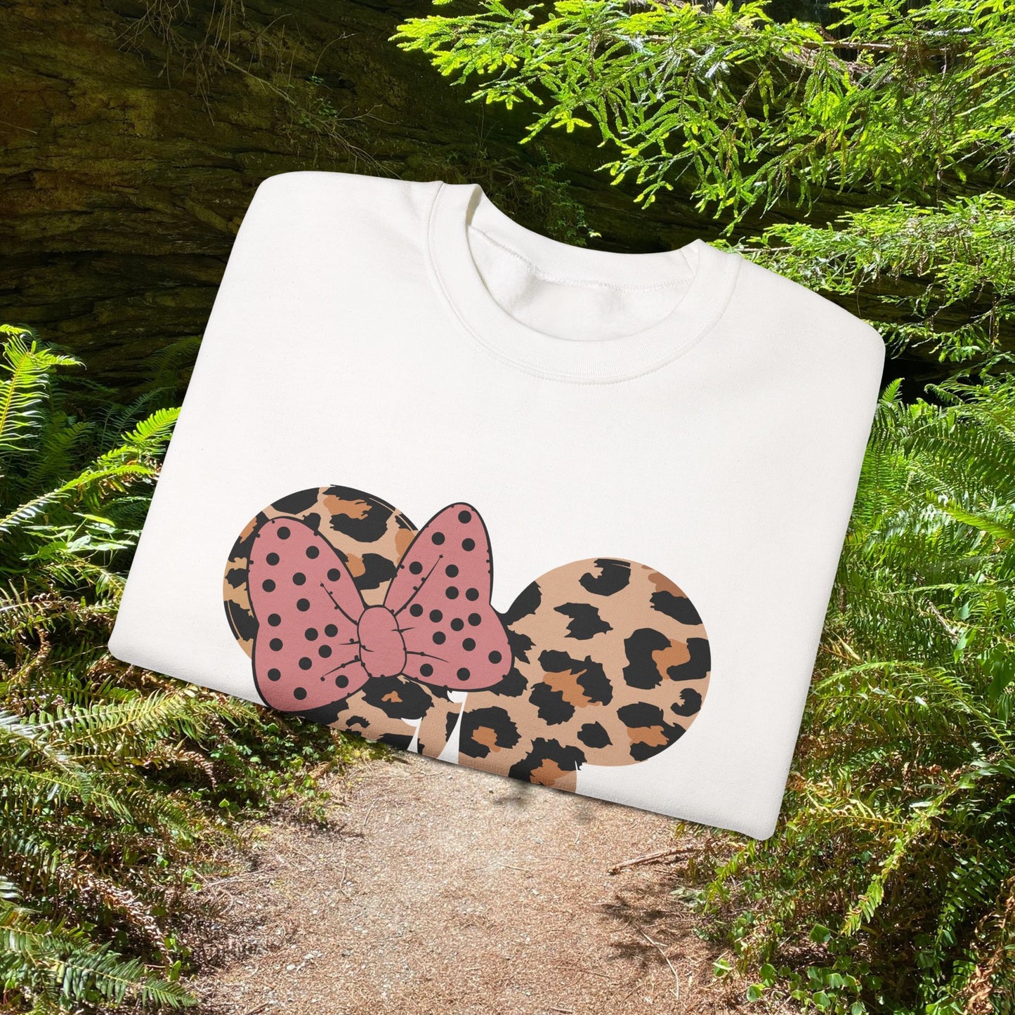 Leopard Mouse Crewneck Sweatshirt