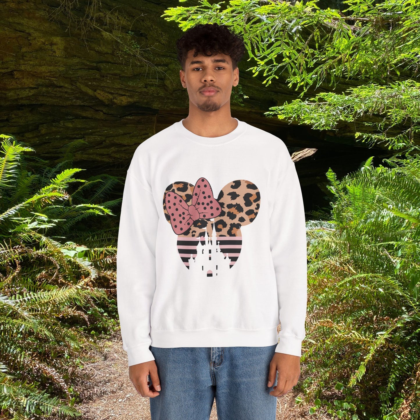 Leopard Mouse Crewneck Sweatshirt