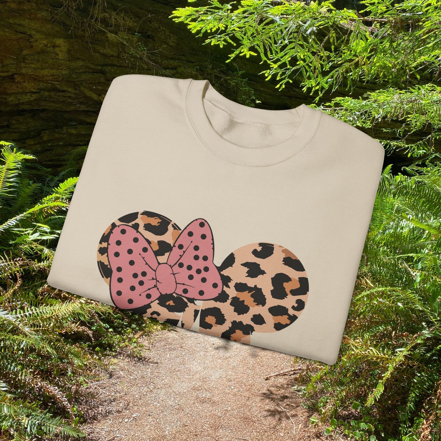Leopard Mouse Crewneck Sweatshirt
