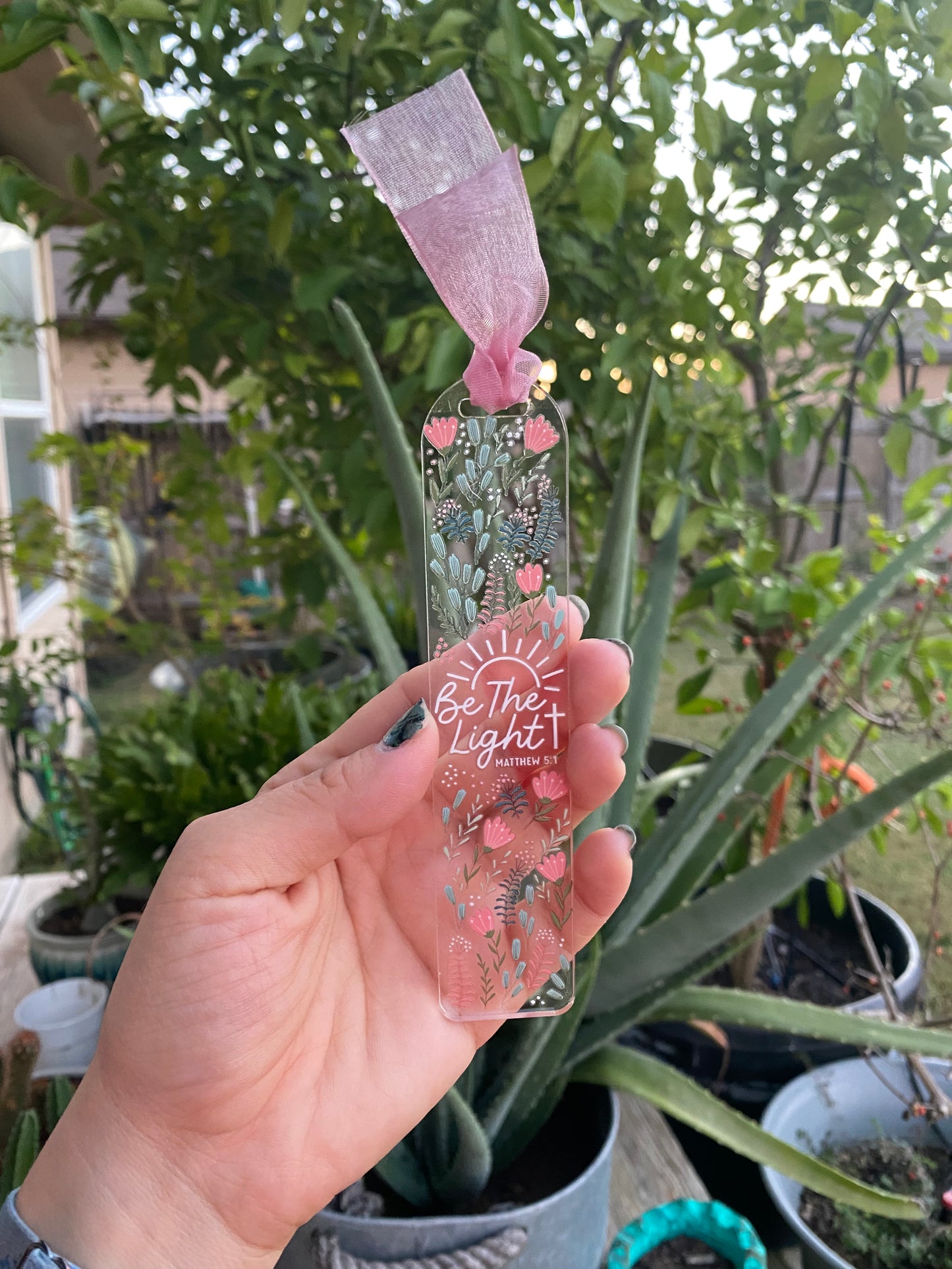 Religious Bookmark - Be the Light