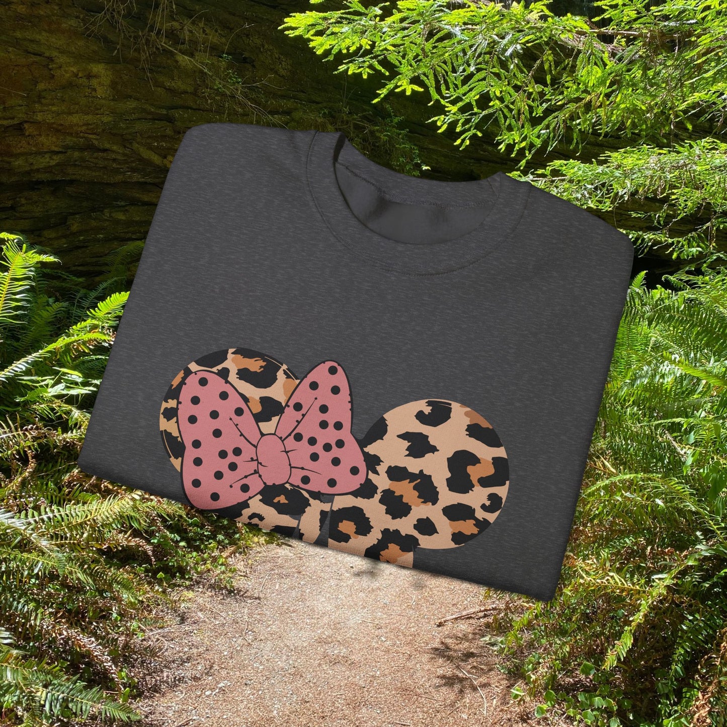 Leopard Mouse Crewneck Sweatshirt