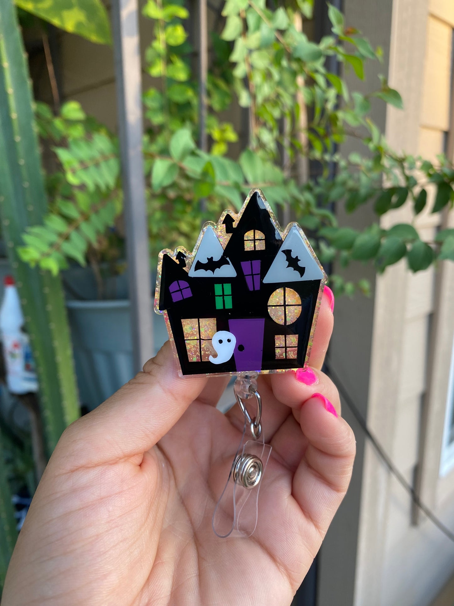 Halloween Badge Reel - Haunted House 🏠