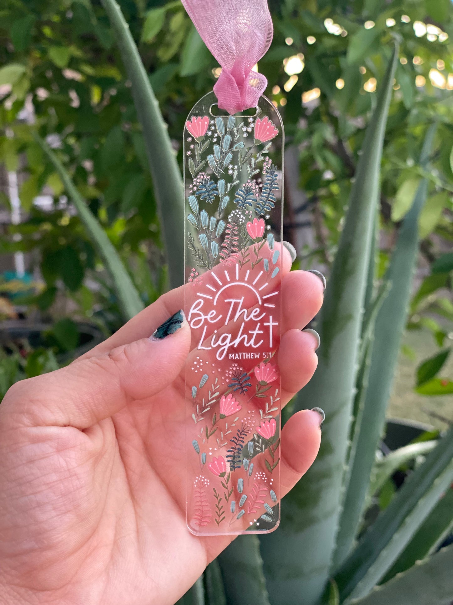 Religious Bookmark - Be the Light