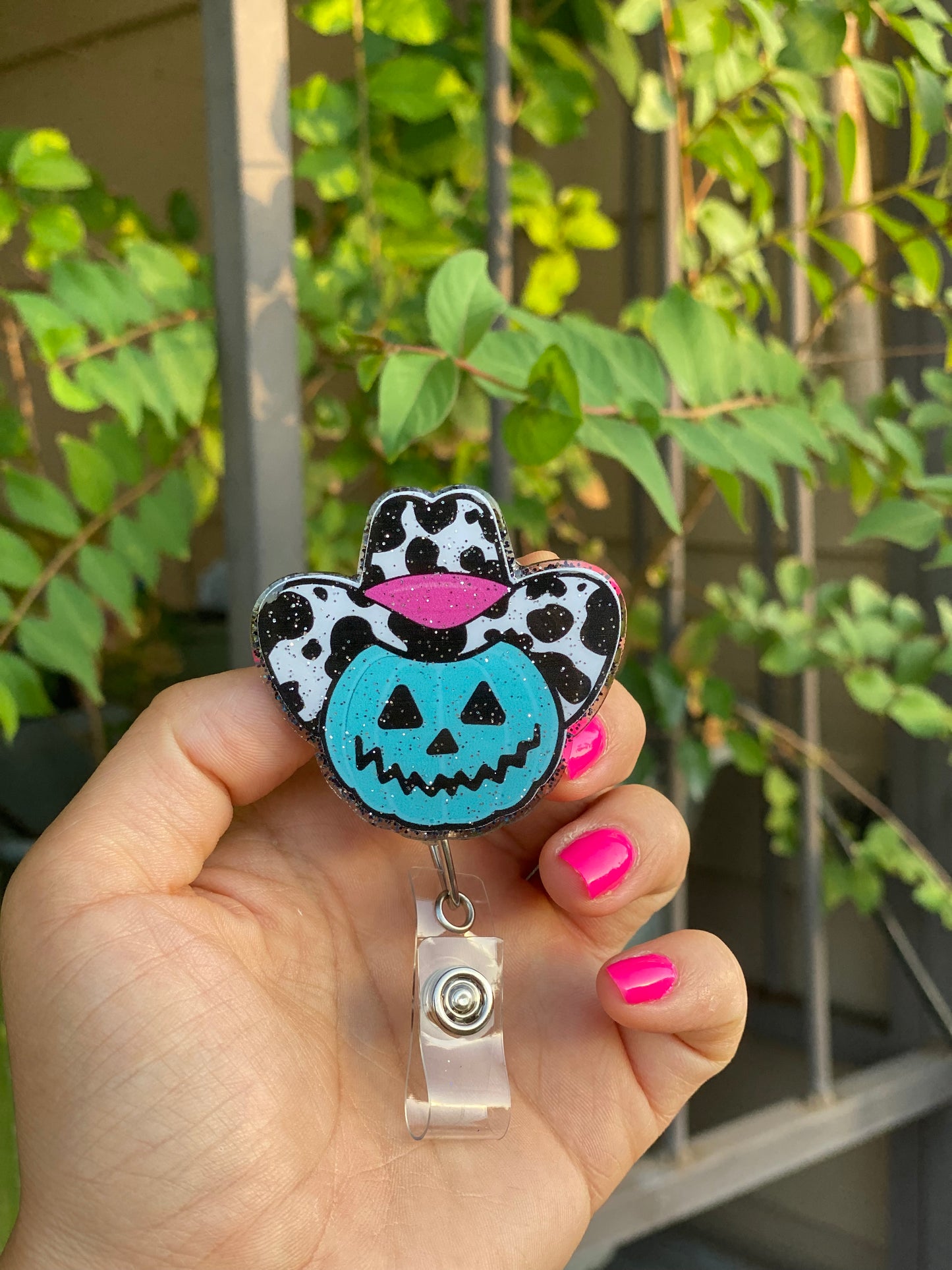 Halloween Badge Reel - Spooky Cowboy 🤠