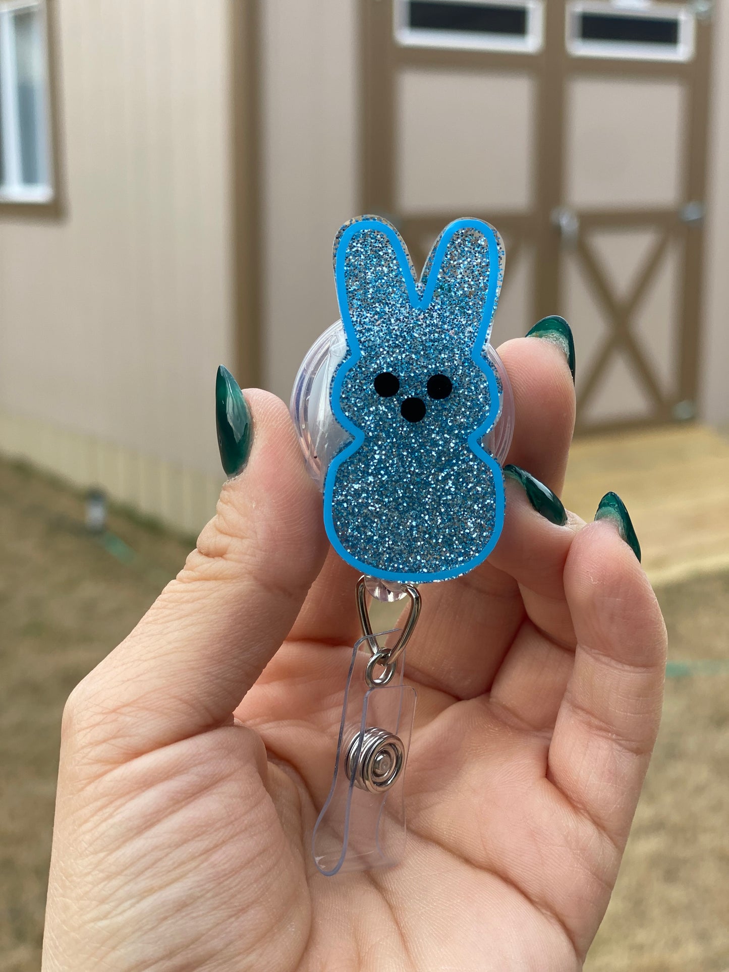 Easter Badge Reel - Marshmallow Bunny