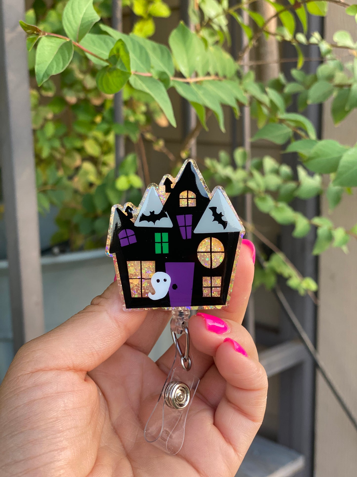 Halloween Badge Reel - Haunted House 🏠