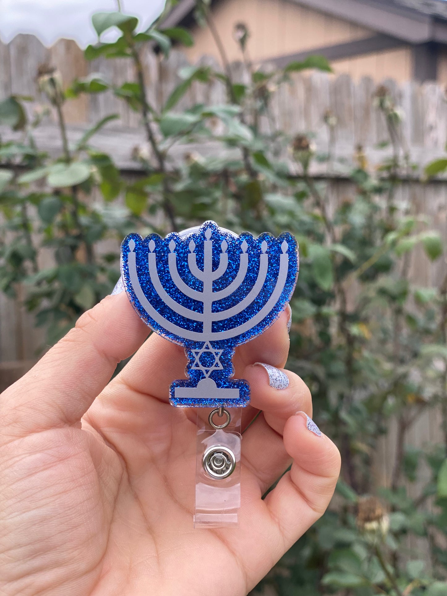 Religious Badge Reel - Menorah