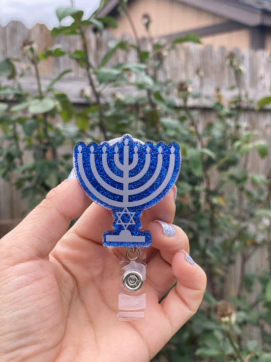 Religious Badge Reel - Menorah