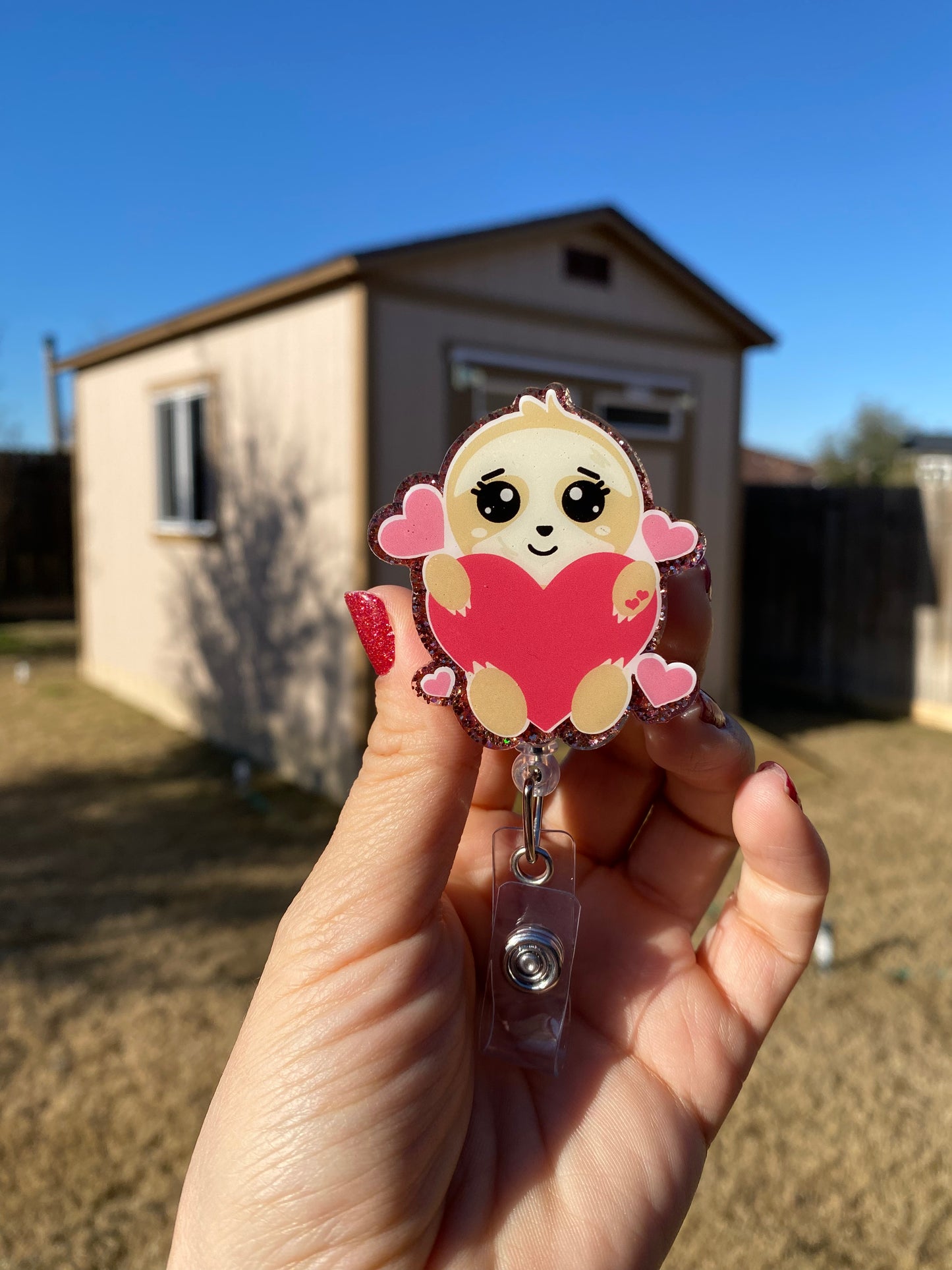 Valentines Badge Reel - Valentine 💌 Sloth 🦥
