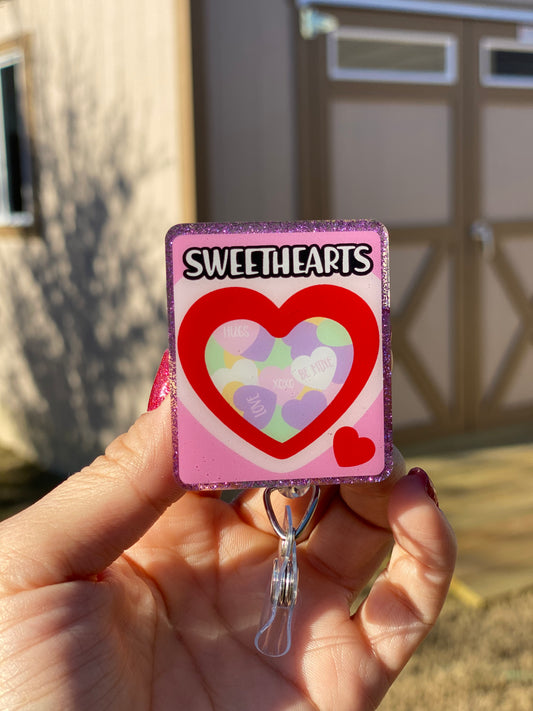Valentines Badge Reel - Sweethearts
