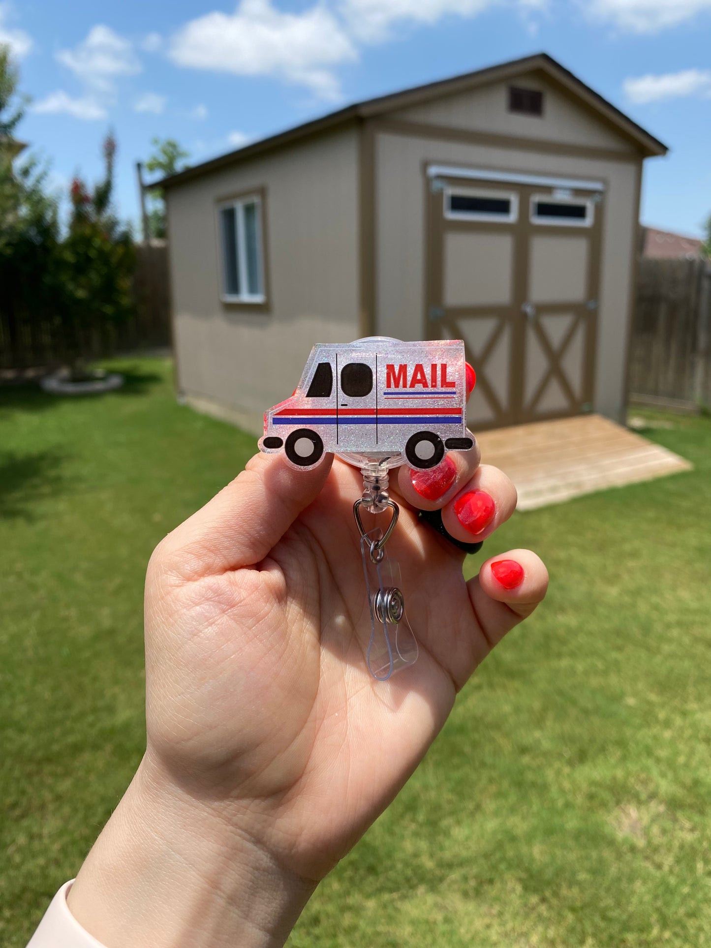 Occupation Badge Reel- Mail 📬 Truck
